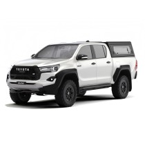 Hardtop Alu-Cab noir pour Toyota Hilux Revo 2016+ Double Cab